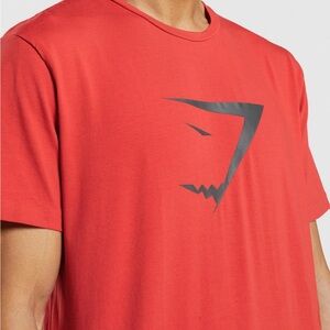 Red Gymshark Men's T-Shirt